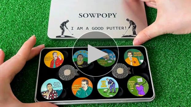 Amazon.com : SOWPOPY Funny Golf Ball Marker Golf Gifts for